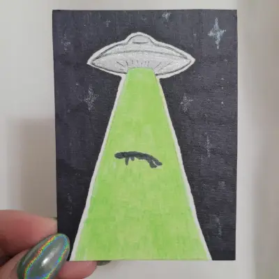 Abducted aceo art card thumbnail 1