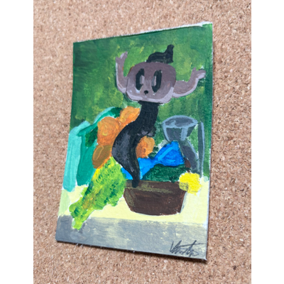 Phantump still life aceo art card thumbnail 2