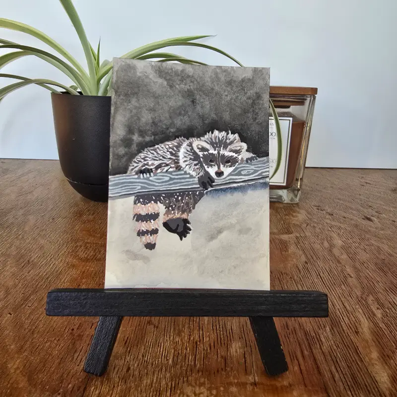 Just Chillen aceo art card