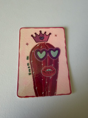 Cactus Couture aceo art card thumbnail 2