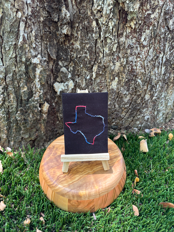 Texas Our Texas aceo art card