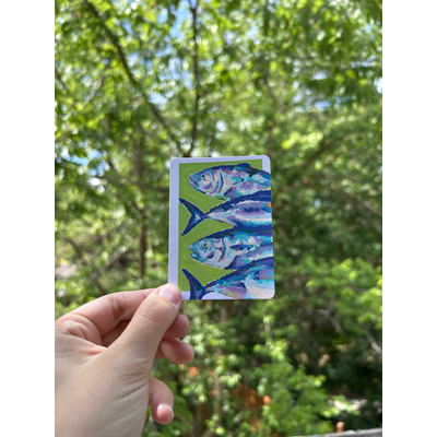 Fish aceo art card thumbnail 3