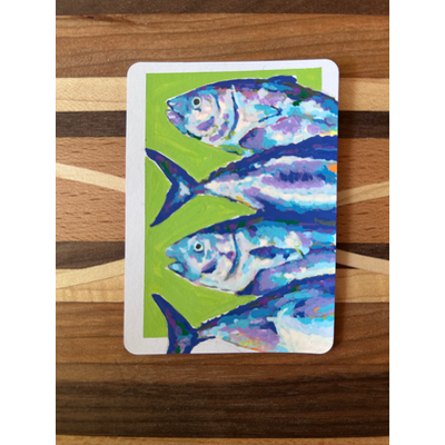 Fish aceo art card thumbnail 1