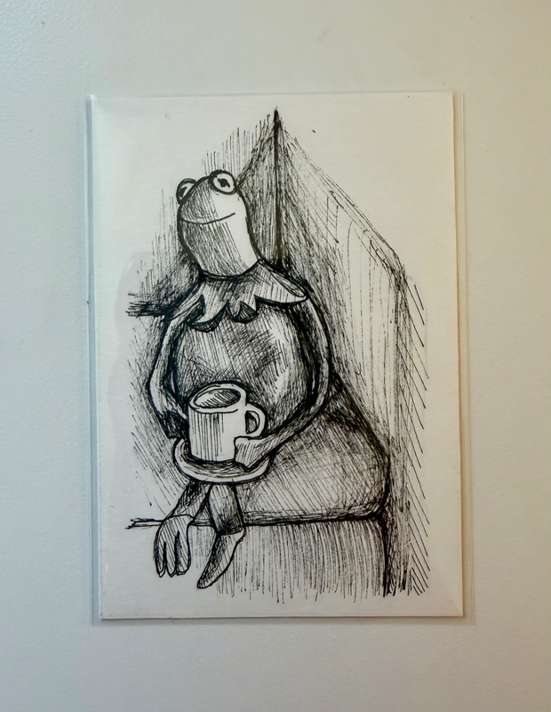 Kermit aceo art card