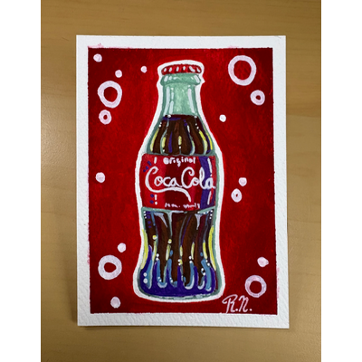 Cola aceo art card thumbnail 3
