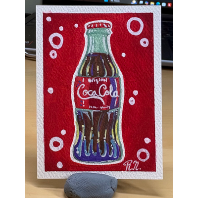 Cola aceo art card thumbnail 2