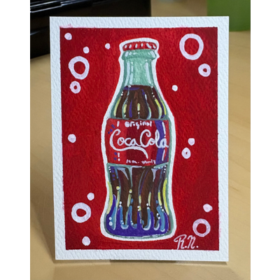 Cola aceo art card thumbnail 1