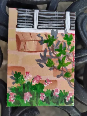 Golden Hour aceo art card thumbnail 1