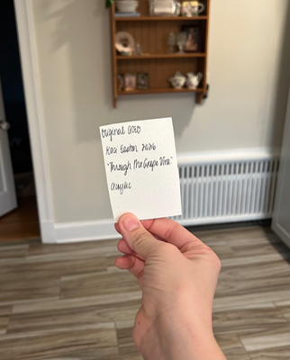 Through the Grape Vine aceo art card thumbnail 2