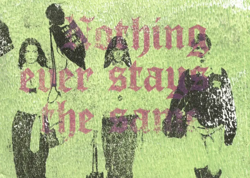 Nothing Ever Stays the Same aceo art card