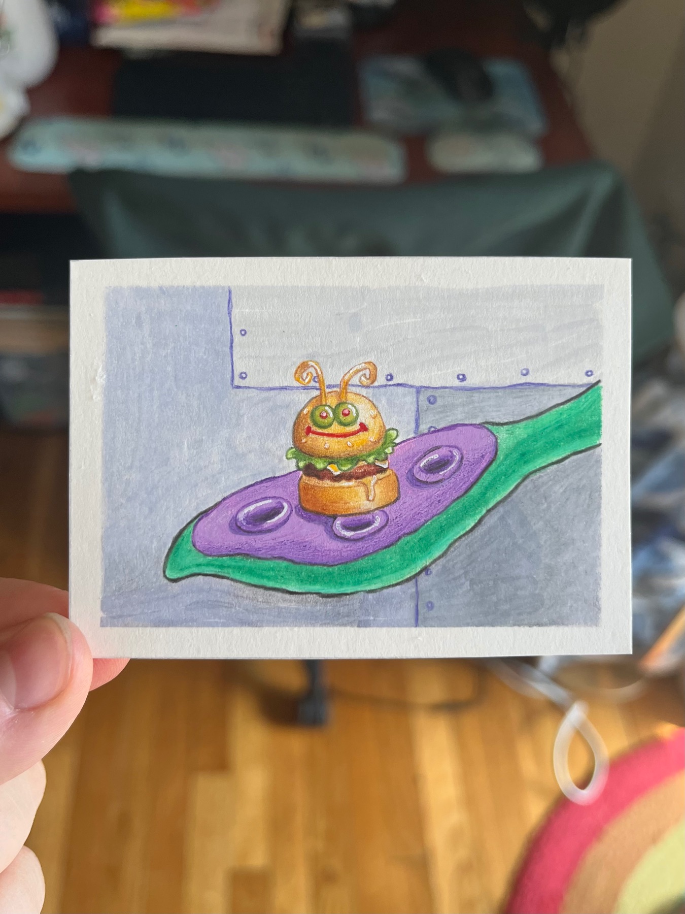 Pipsqueak Patty aceo art card