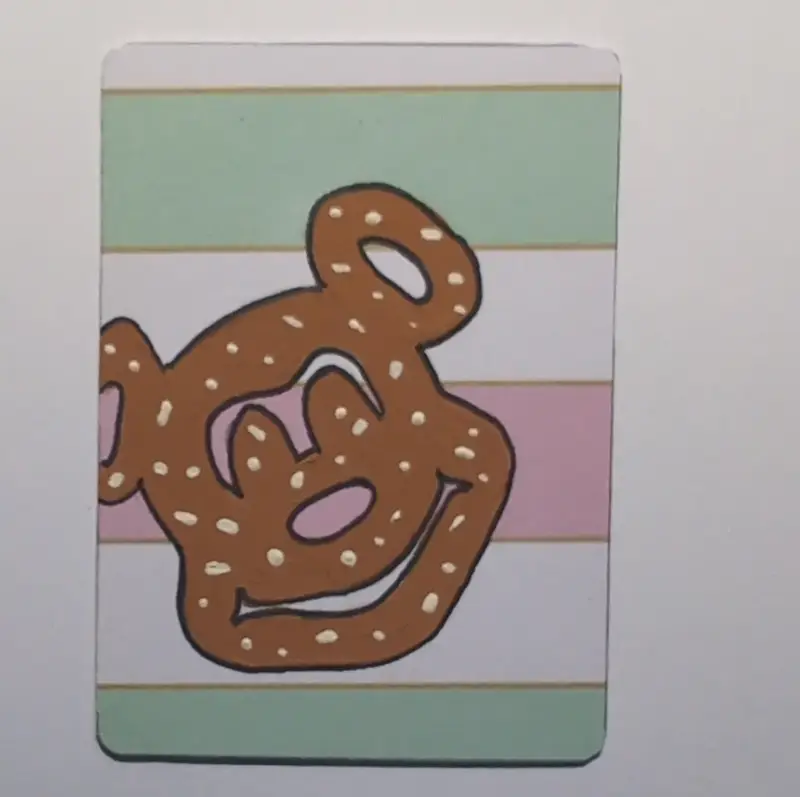 Castle Pretzel aceo art card