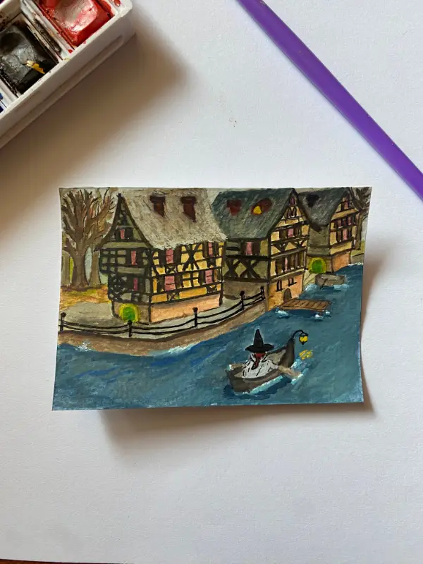 Portals No. 2 aceo art card
