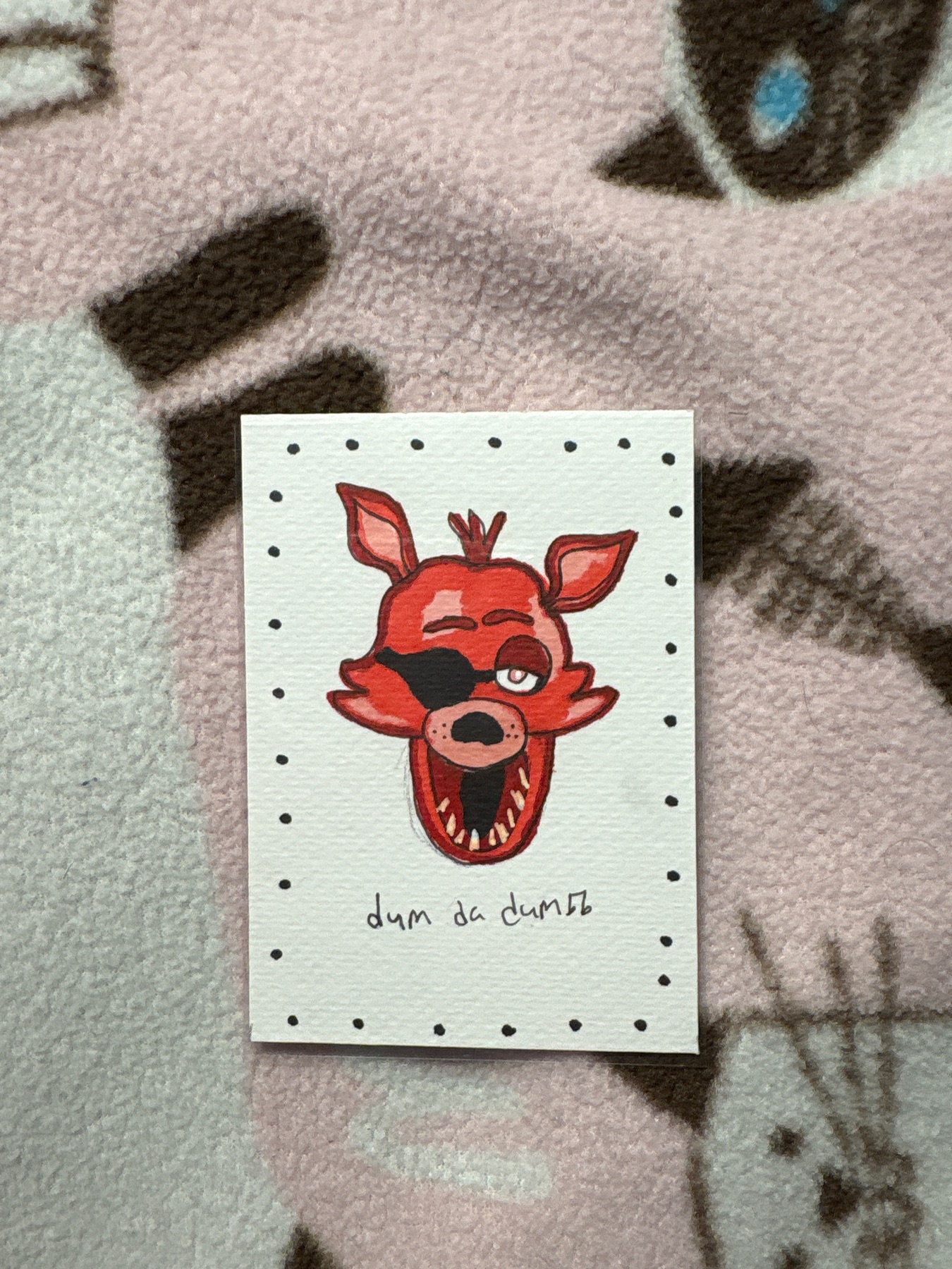 Foxy aceo art card