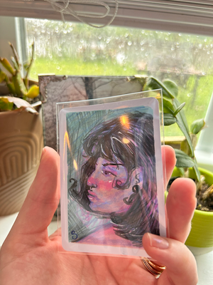 Esther aceo art card thumbnail 1