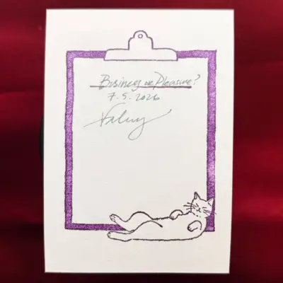 A Professional Woman aceo art card thumbnail 2