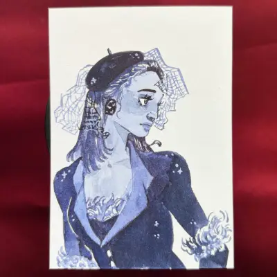 A Professional Woman aceo art card thumbnail 1