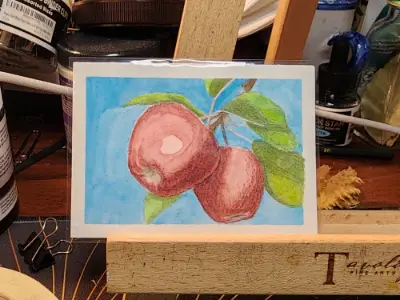 Ripe aceo art card thumbnail 2