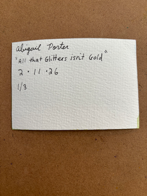 All that Glitters isn’t Gold aceo art card thumbnail 2