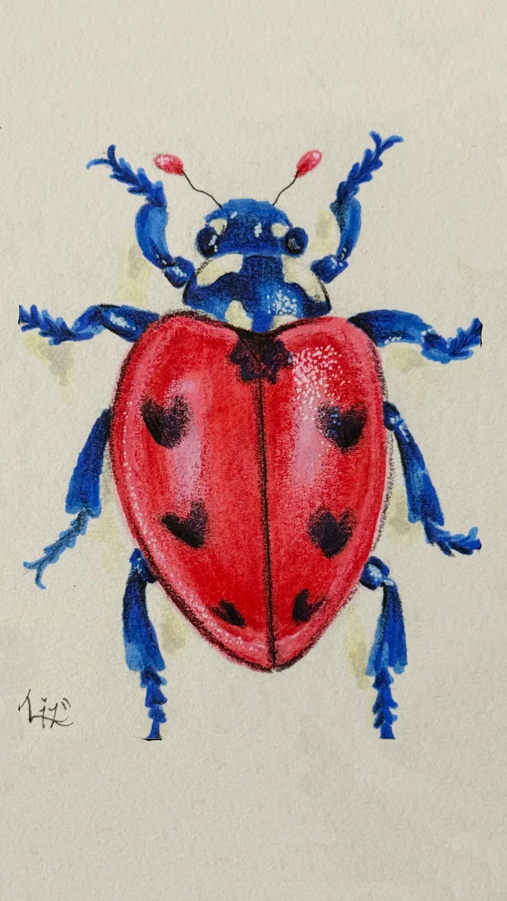 Lovely Lady aceo art card