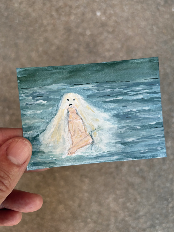 Selkie aceo art card