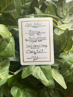 Light Holder, 2nd Batch 4/9 aceo art card thumbnail 2