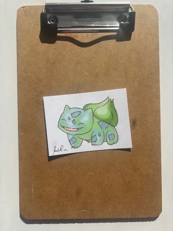 “Bulbasaur” pokemon aceo art card