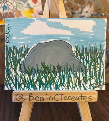 Shoot… aceo art card thumbnail 1