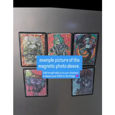 Misery & Doom Kitty aceo art card thumbnail 4