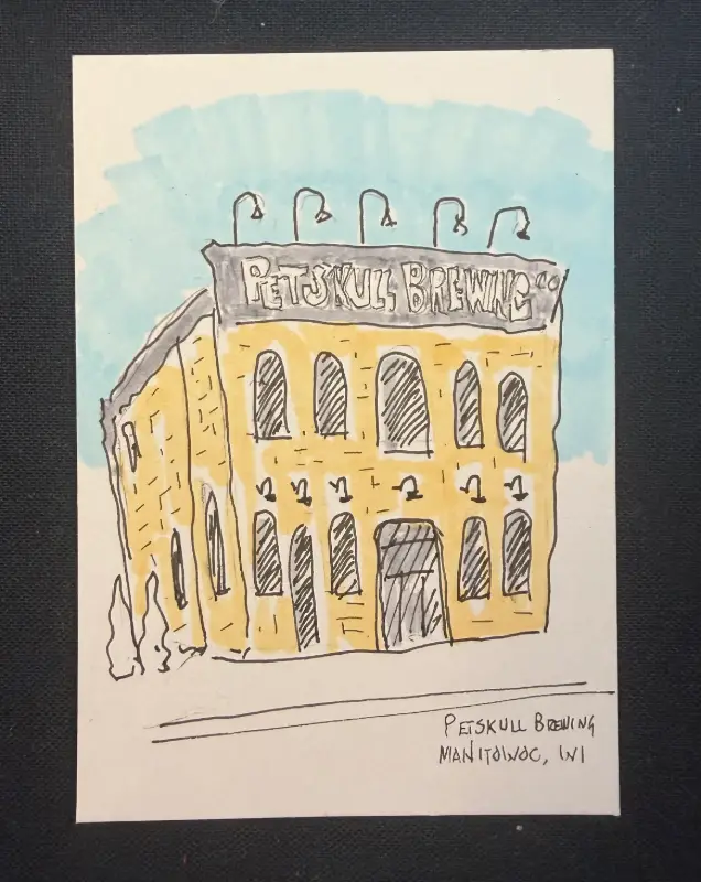 Petskull Brewing Co. aceo art card