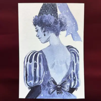 The Princess aceo art card thumbnail 1