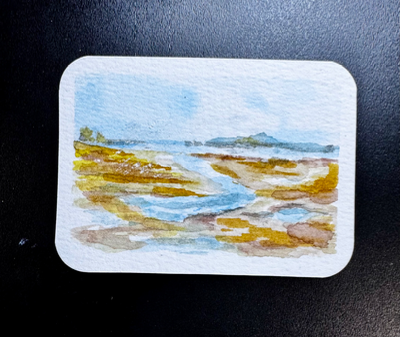 Landscape 5 aceo art card thumbnail 1