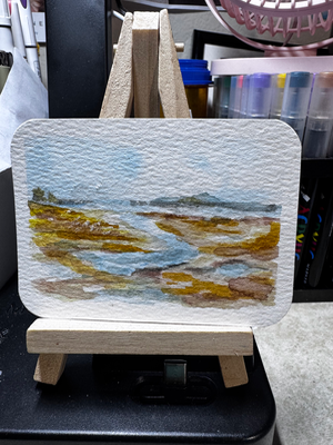 Landscape 5 aceo art card thumbnail 2