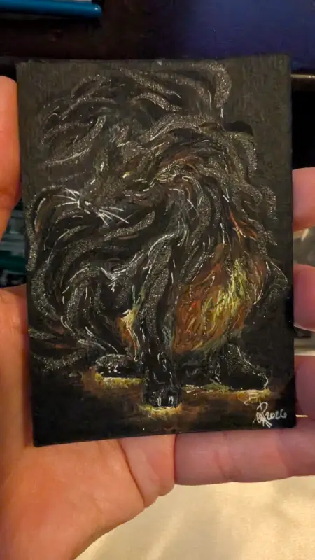 Shadow Guide aceo art card