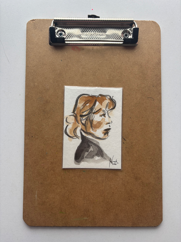 “Stained Women” aceo art card