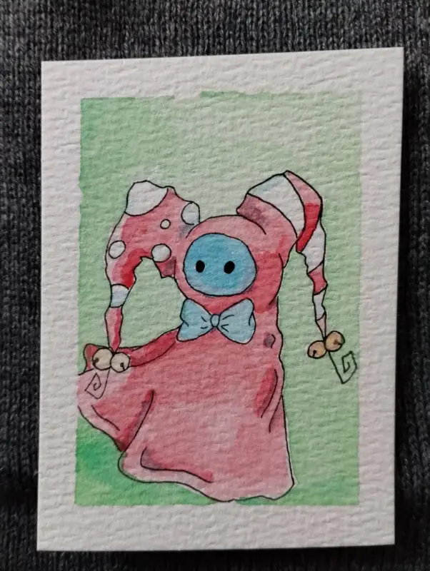 Jester aceo art card