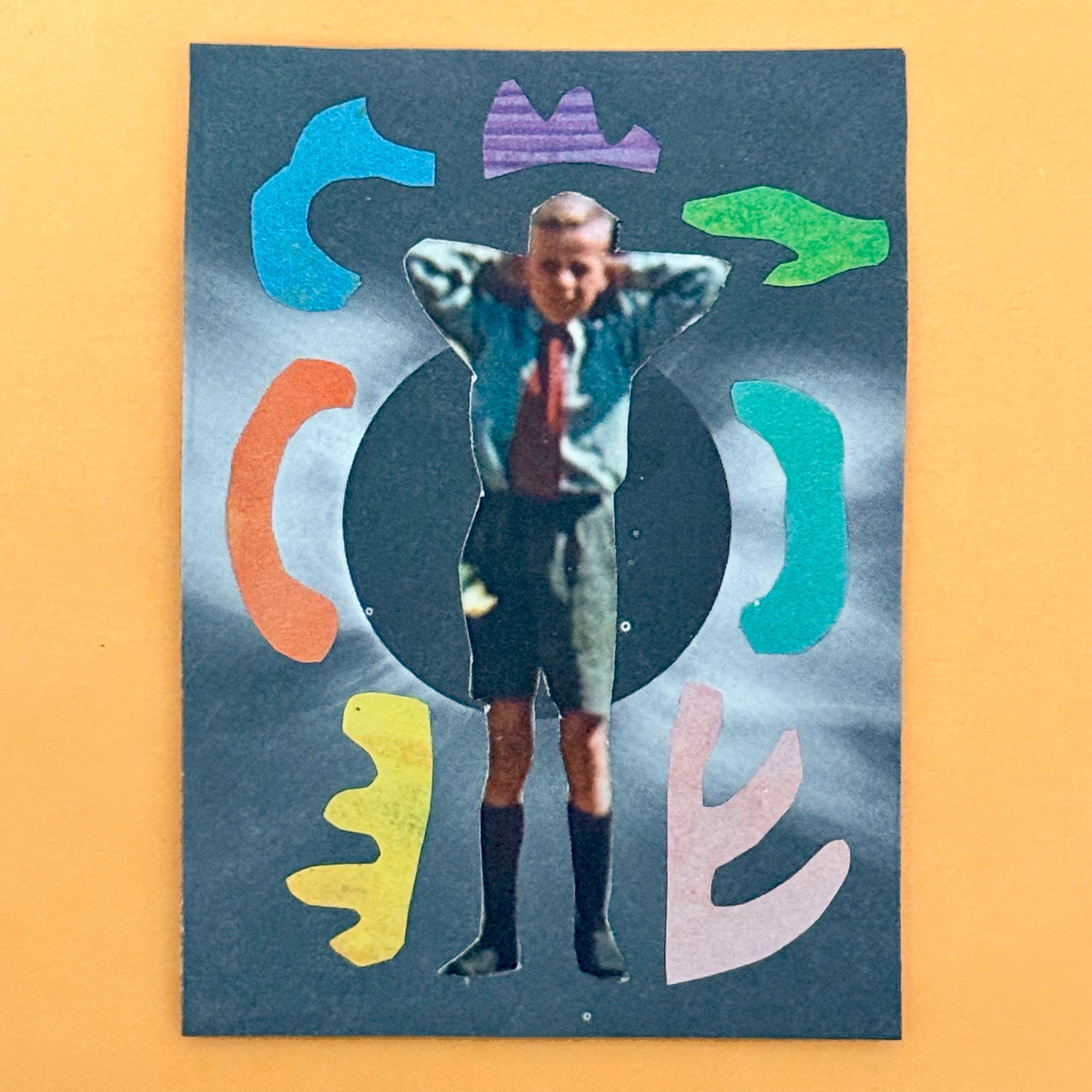 He did not turn around aceo art card