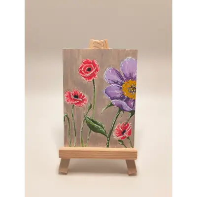 Wildflower Harmony aceo art card thumbnail 1