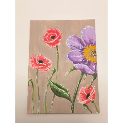 Wildflower Harmony aceo art card thumbnail 3