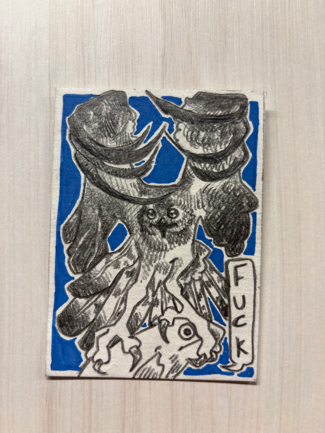 Osprey aceo art card