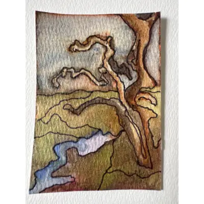 Arizona IV aceo art card thumbnail 1
