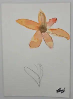 Black Eyed Susan aceo art card thumbnail 1