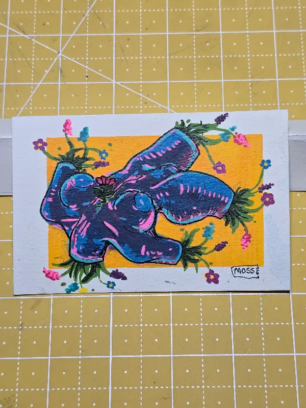 Full Bloom aceo art card