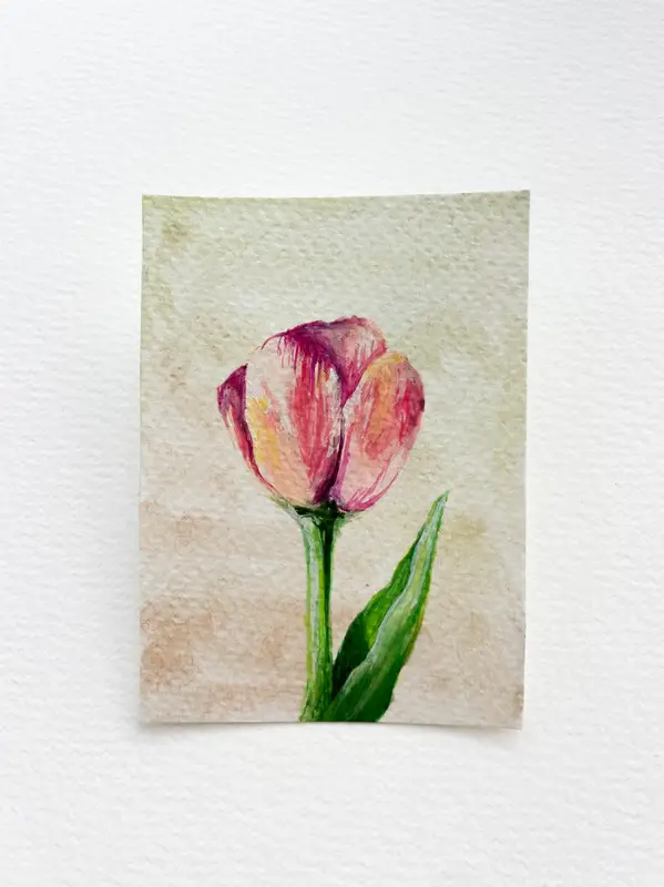 Stolen Petals | Small Magics from the Woods Series aceo art card