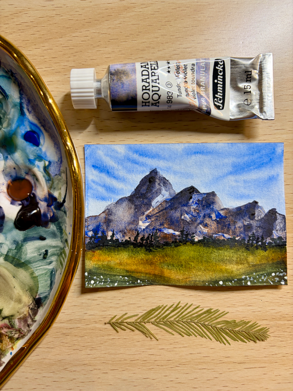 Arcadian Prospects aceo art card