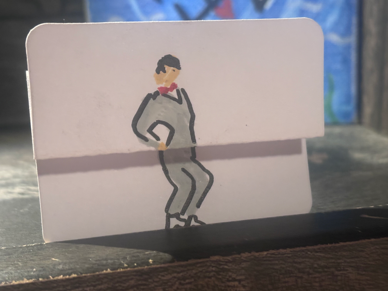 Pee Wee Herman aceo art card