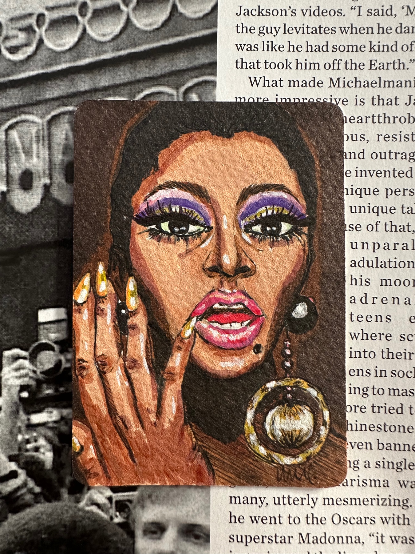 ACEO ‘Luna 2’ aceo art card