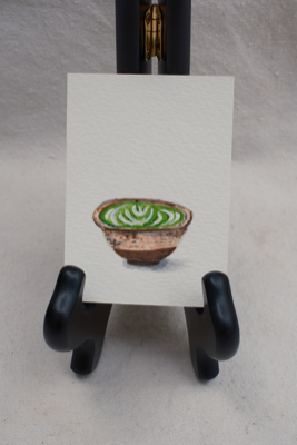 Matcha No. 3 aceo art card thumbnail 1