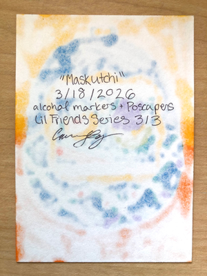 Maskutchi aceo art card thumbnail 2