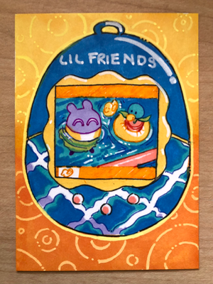 Maskutchi aceo art card thumbnail 1
